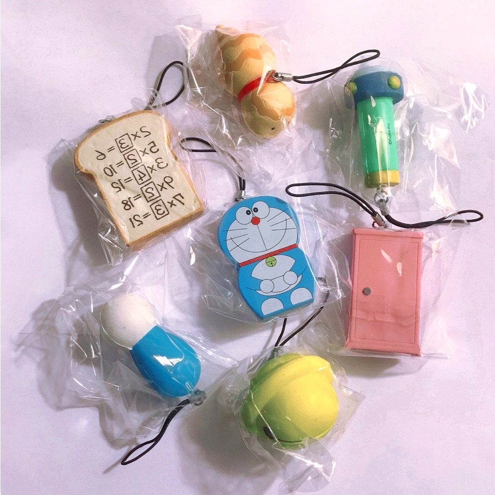 Doraemon Keychain Set Squishy